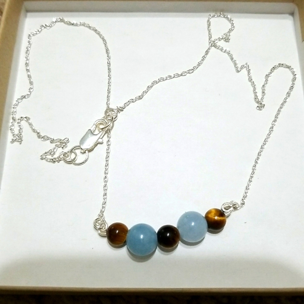 Turquoise +tiger's eye